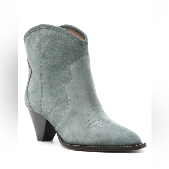 NIB Isabel Marant Darizo Ankle booties in Sea Green size 36 - Picture 10 of 17